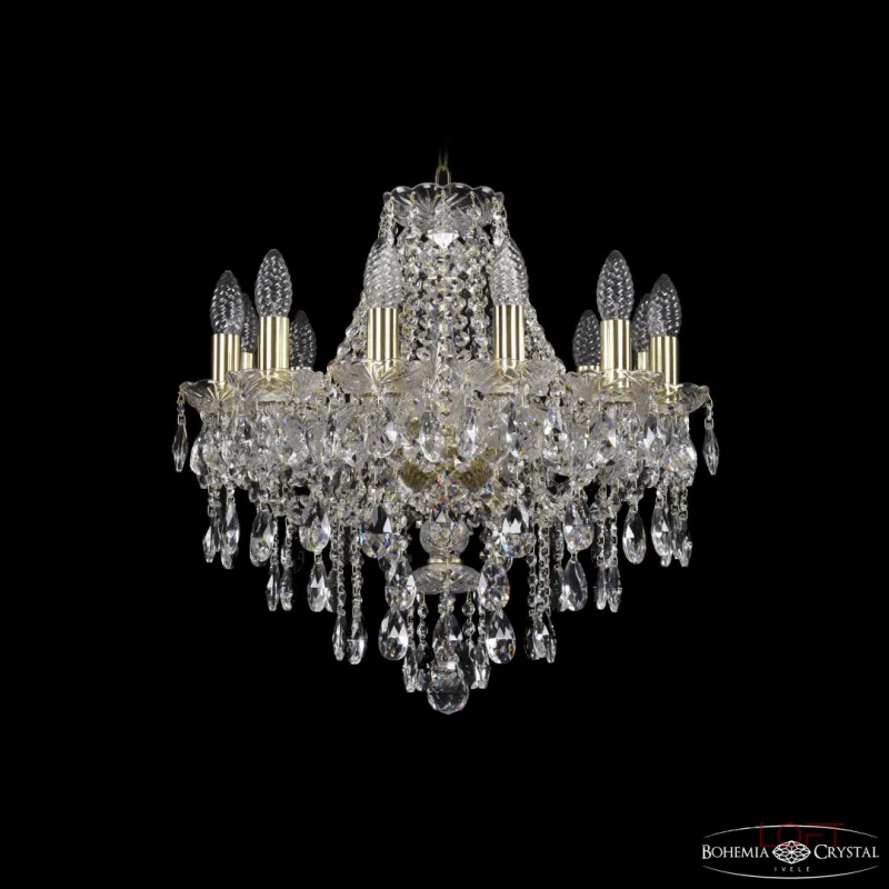 Подвесная люстра Bohemia Ivele Crystal 1415 1415/12/165 G
