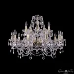Подвесная люстра Bohemia Ivele Crystal 1411 1411/10+5/240 G
