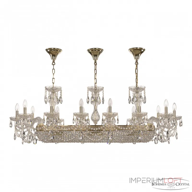 Подвесная люстра Bohemia Ivele Crystal 1453 1453/14/195/1000 G