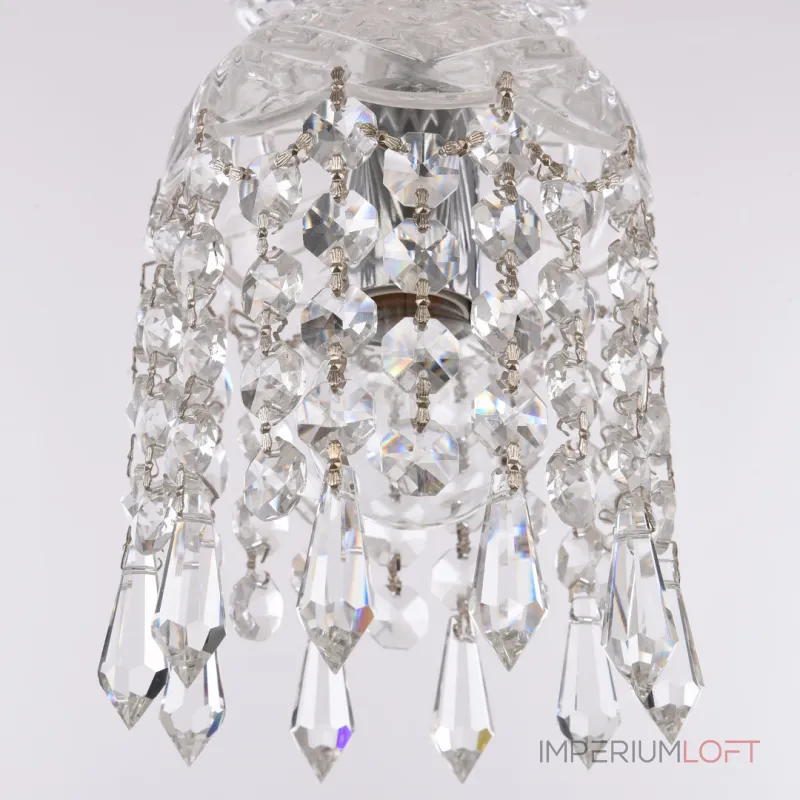Подвесной светильник Bohemia Ivele Crystal 1478 14781P/11 Ni Drops Подвесной светильник Bohemia Ivele Crystal 1478 14781P/11 Ni Drops