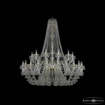 Подвесная люстра Bohemia Ivele Crystal 1409 1409/24+12/530/h-160 G Подвесная люстра Bohemia Ivele Crystal 1409 1409/24+12/530/h-160 G