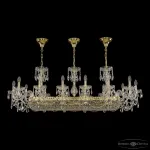 Подвесная люстра Bohemia Ivele Crystal 1453 1453/14/195/1000 G