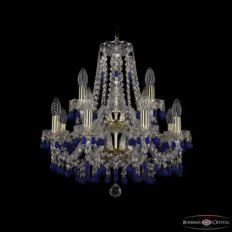 Подвесная люстра Bohemia Ivele Crystal 1410 1410/8+4/160/2d G V3001 Подвесная люстра Bohemia Ivele Crystal 1410 1410/8+4/160/2d G V3001