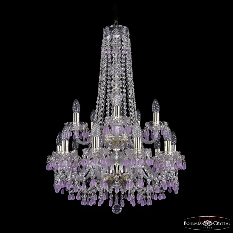 Подвесная люстра Bohemia Ivele Crystal 1410 1410/10+5/195/h-82/2d G V7010 Подвесная люстра Bohemia Ivele Crystal 1410 1410/10+5/195/h-82/2d G V7010