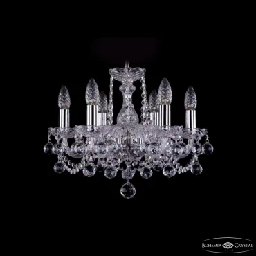 Подвесная люстра Bohemia Ivele Crystal 1402 1402/6/141 Ni Balls Подвесная люстра Bohemia Ivele Crystal 1402 1402/6/141 Ni Balls