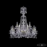 Подвесная люстра Bohemia Ivele Crystal 1402 1402/10+5/240/XL-77 G