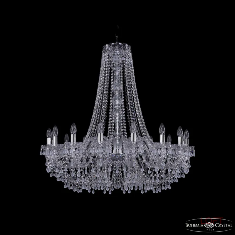 Подвесная люстра Bohemia Ivele Crystal 1410 1410/16/360/h-95 Ni V0300 Подвесная люстра Bohemia Ivele Crystal 1410 1410/16/360/h-95 Ni V0300