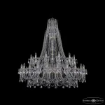 Подвесная люстра Bohemia Ivele Crystal 1411 1411/24+12/530/XL-152 G