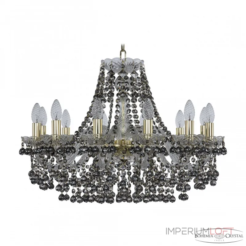 Подвесная люстра Bohemia Ivele Crystal 1409 1409/12/240 G R731