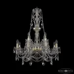 Подвесная люстра Bohemia Ivele Crystal 1411 1411/8+4/240/XL-83 G