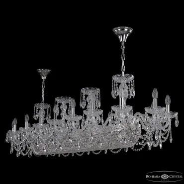 Подвесная люстра Bohemia Ivele Crystal 1453 1453/18/195/1500 Ni Подвесная люстра Bohemia Ivele Crystal 1453 1453/18/195/1500 Ni