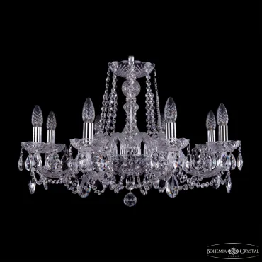 Подвесная люстра Bohemia Ivele Crystal 1402 1402/8/240 Ni Подвесная люстра Bohemia Ivele Crystal 1402 1402/8/240 Ni