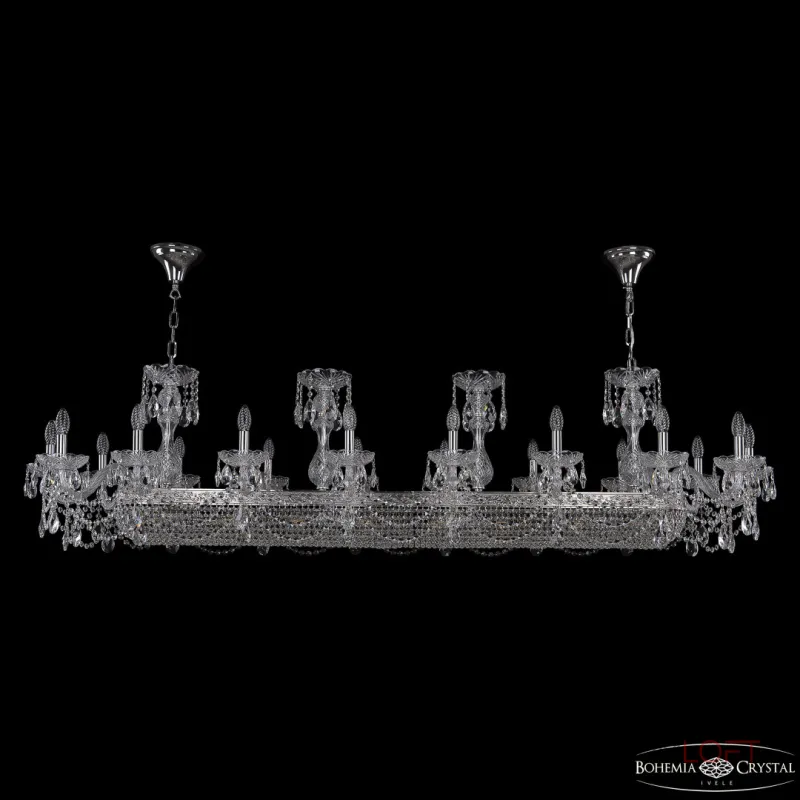 Подвесная люстра Bohemia Ivele Crystal 1453 1453/18/195/1500 Ni Подвесная люстра Bohemia Ivele Crystal 1453 1453/18/195/1500 Ni