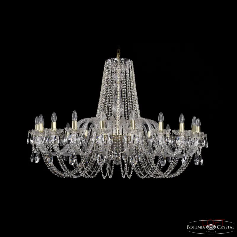 Подвесная люстра Bohemia Ivele Crystal 1402 1402/20/460 G