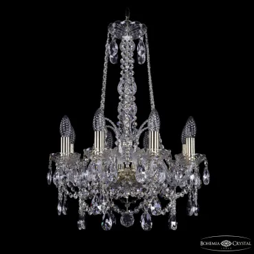 Подвесная люстра Bohemia Ivele Crystal 1411 1411/8/141/h-62 G