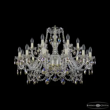 Подвесная люстра Bohemia Ivele Crystal 1411 1411/12+6/300 G K801