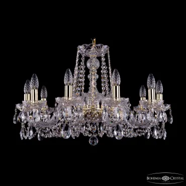 Подвесная люстра Bohemia Ivele Crystal 1402 1402/10/240 G