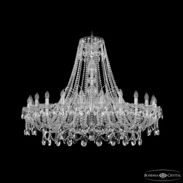 Подвесная люстра Bohemia Ivele Crystal 1411 1411/24/460 Ni Подвесная люстра Bohemia Ivele Crystal 1411 1411/24/460 Ni