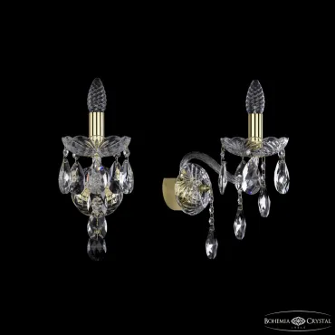 Бра Bohemia Ivele Crystal 1415 1415B/1/165/XL G Бра Bohemia Ivele Crystal 1415 1415B/1/165/XL G