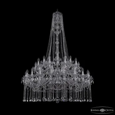 Подвесная люстра Bohemia Ivele Crystal 1413 1413/20+10+5/400/h-164/2d Ni