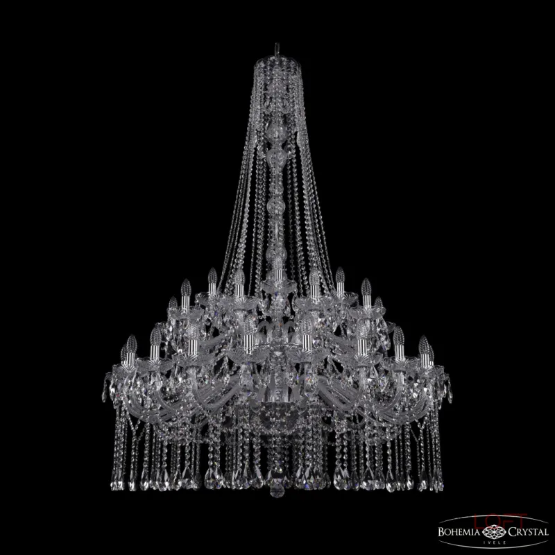 Подвесная люстра Bohemia Ivele Crystal 1413 1413/20+10+5/400/h-164/2d Ni