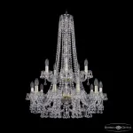 Подвесная люстра Bohemia Ivele Crystal 1409 1409/10+5/240/h-91/2d G