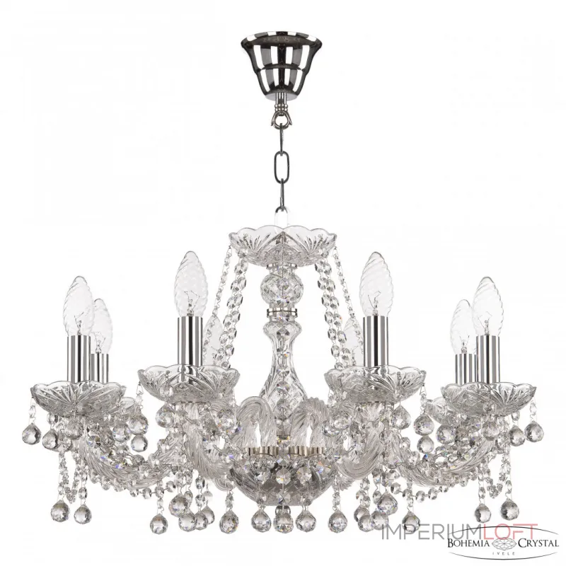 Подвесная люстра Bohemia Ivele Crystal 108 108/8/195 Ni