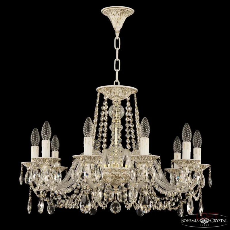Подвесная люстра Bohemia Ivele Crystal AL1602 AL16302/10/240 WMG Подвесная люстра Bohemia Ivele Crystal AL1602 AL16302/10/240 WMG