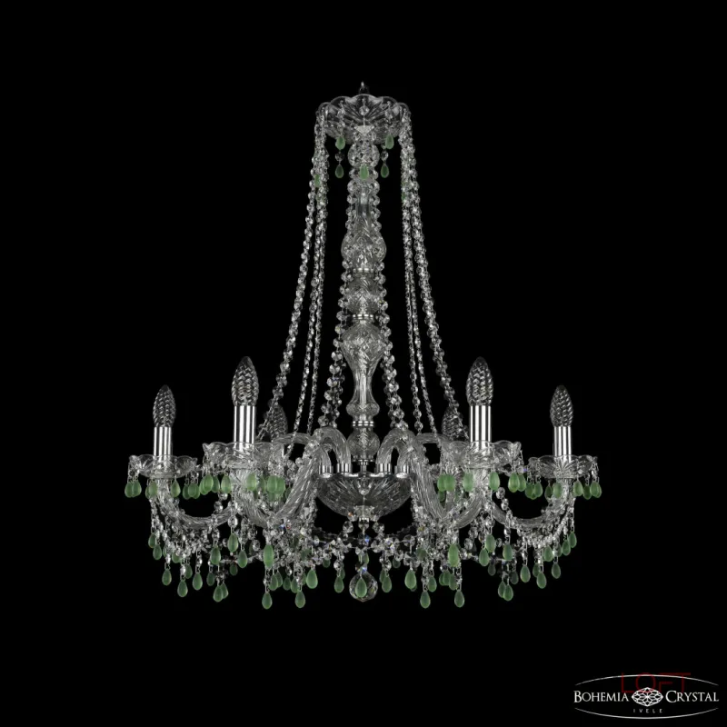 Подвесная люстра Bohemia Ivele Crystal 1410 1410/6/240/h-74 Ni V5001 Подвесная люстра Bohemia Ivele Crystal 1410 1410/6/240/h-74 Ni V5001