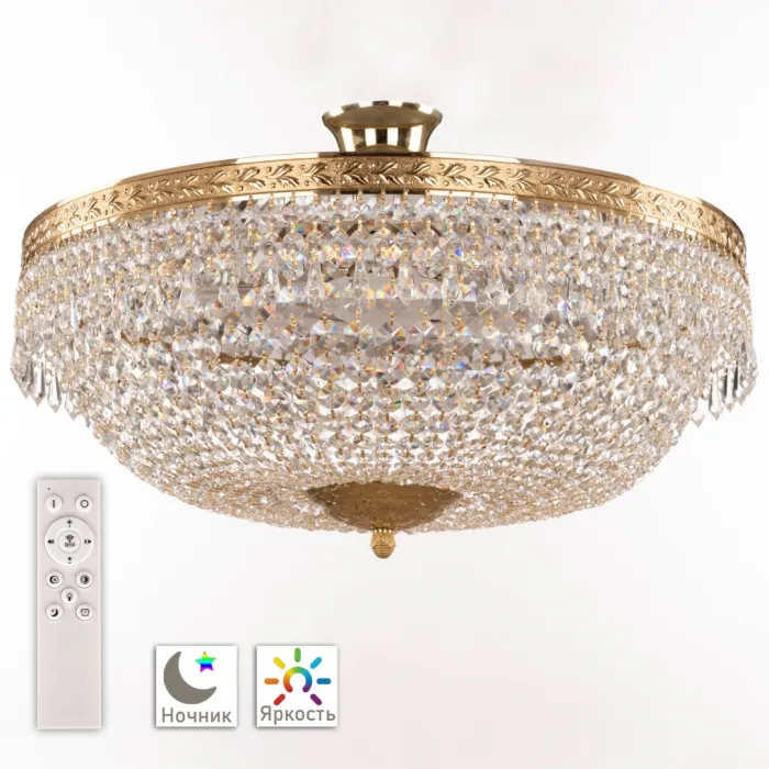 Люстра Bohemia Ivele Crystal 1901 19011/55IV/LED-DIM G от ImperiumLoft