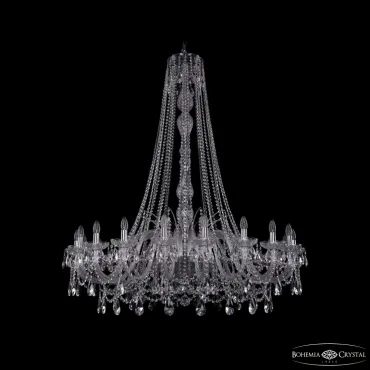 Подвесная люстра Bohemia Ivele Crystal 1411 1411/20/460/h-151 Ni Подвесная люстра Bohemia Ivele Crystal 1411 1411/20/460/h-151 Ni