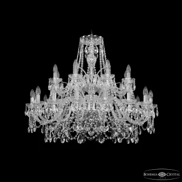 Подвесная люстра Bohemia Ivele Crystal 1411 1411/16+8/360/2d Ni Подвесная люстра Bohemia Ivele Crystal 1411 1411/16+8/360/2d Ni