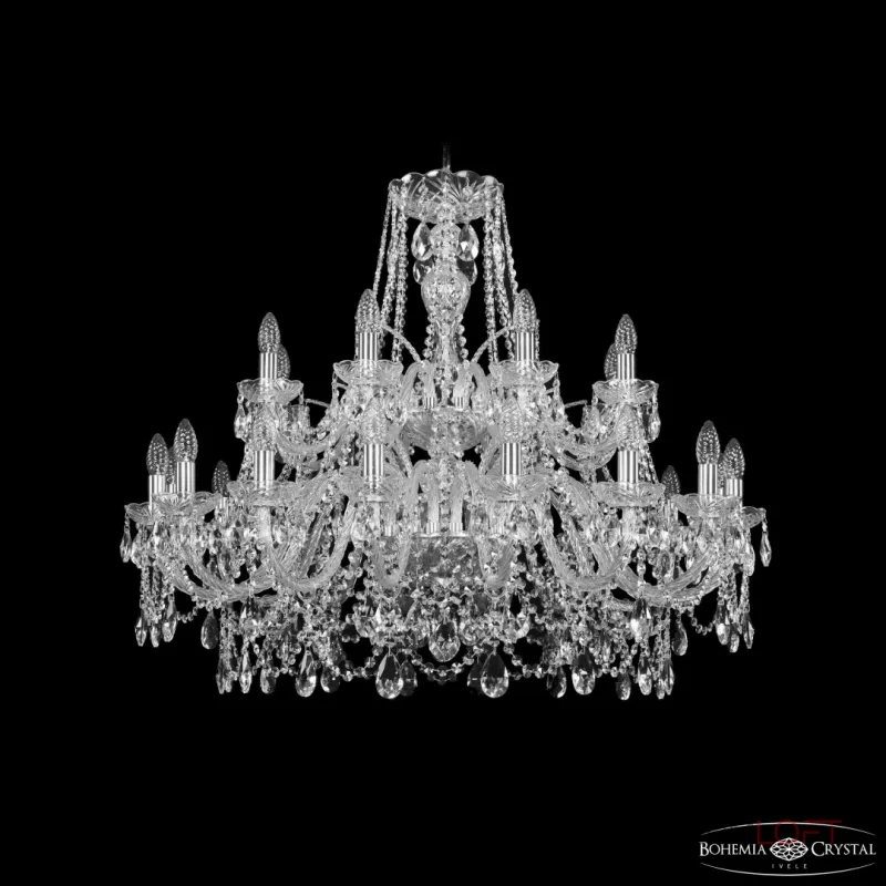 Подвесная люстра Bohemia Ivele Crystal 1411 1411/16+8/360/2d Ni Подвесная люстра Bohemia Ivele Crystal 1411 1411/16+8/360/2d Ni