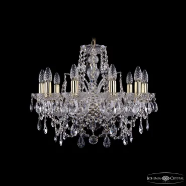 Подвесная люстра Bohemia Ivele Crystal 1411 1411/10/195 G Подвесная люстра Bohemia Ivele Crystal 1411 1411/10/195 G