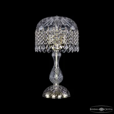 Настольная лампа Bohemia Ivele Crystal 1478 14781L1/25 G Leafs