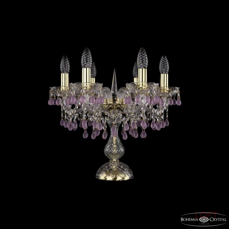 Настольная лампа Bohemia Ivele Crystal 1410 1410L/6/141-39 G V7010 Настольная лампа Bohemia Ivele Crystal 1410 1410L/6/141-39 G V7010