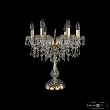 Настольная лампа Bohemia Ivele Crystal 1403 1403L/6/141-47 G