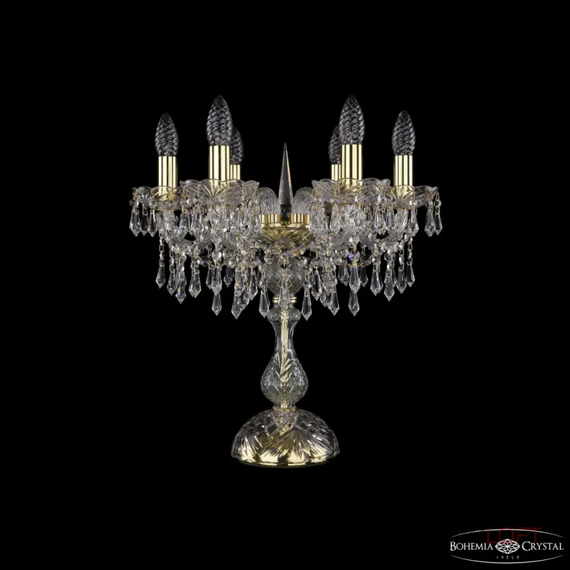 Настольная лампа Bohemia Ivele Crystal 1403 1403L/6/141-47 G