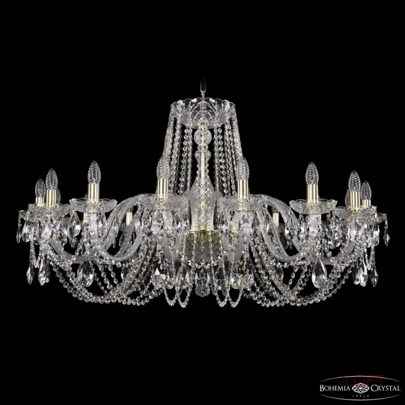 Подвесная люстра Bohemia Ivele Crystal 1402 1402/16/400 G Подвесная люстра Bohemia Ivele Crystal 1402 1402/16/400 G
