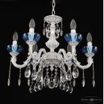 Подвесная люстра Bohemia Ivele Crystal AL7901 AL79101/6/175 A WMN P Aquamarine/M-1H