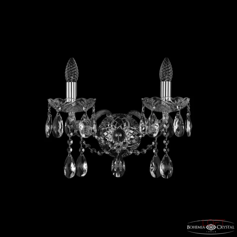 Бра Bohemia Ivele Crystal 1413 1413B/2/165/XL Ni Бра Bohemia Ivele Crystal 1413 1413B/2/165/XL Ni