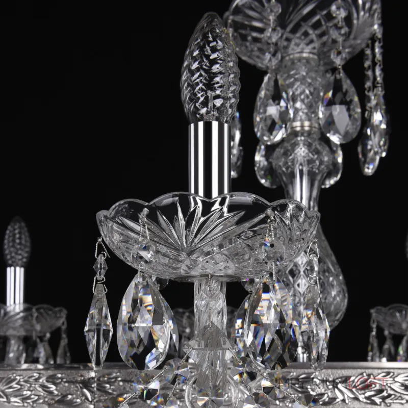 Подвесная люстра Bohemia Ivele Crystal 1453 1453/18/195/1500 Ni Подвесная люстра Bohemia Ivele Crystal 1453 1453/18/195/1500 Ni