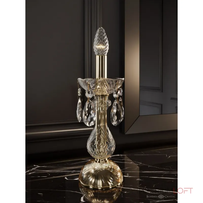 Настольная лампа Bohemia Ivele Crystal 101 101L/1-27 G от ImperiumLoft Настольная лампа Bohemia Ivele Crystal 101 101L/1-27 G от ImperiumLoft