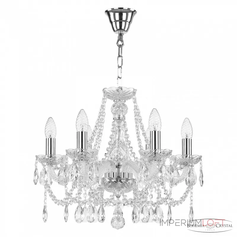 Подвесная люстра Bohemia Ivele Crystal 107 107/6/165 Ni Подвесная люстра Bohemia Ivele Crystal 107 107/6/165 Ni