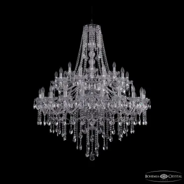 Подвесная люстра Bohemia Ivele Crystal 1415 1415/20+10+5/400/2d Ni Подвесная люстра Bohemia Ivele Crystal 1415 1415/20+10+5/400/2d Ni
