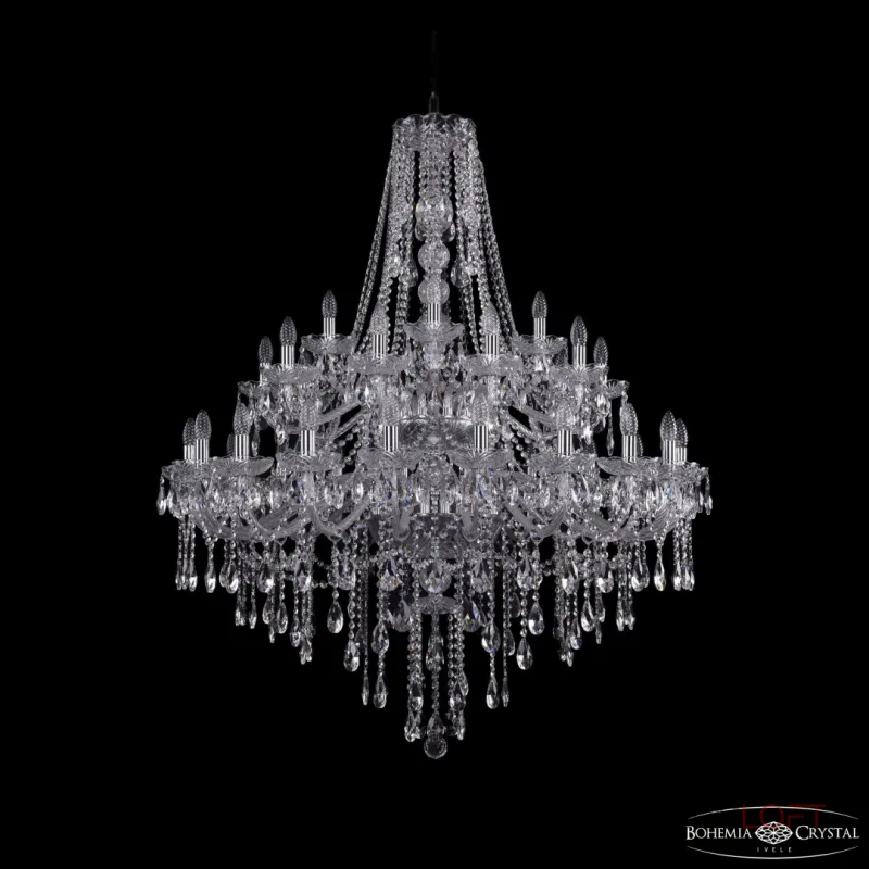 Подвесная люстра Bohemia Ivele Crystal 1415 1415/20+10+5/400/2d Ni