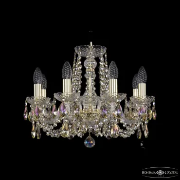 Подвесная люстра Bohemia Ivele Crystal 1402 1402/8/160 G R801 Подвесная люстра Bohemia Ivele Crystal 1402 1402/8/160 G R801