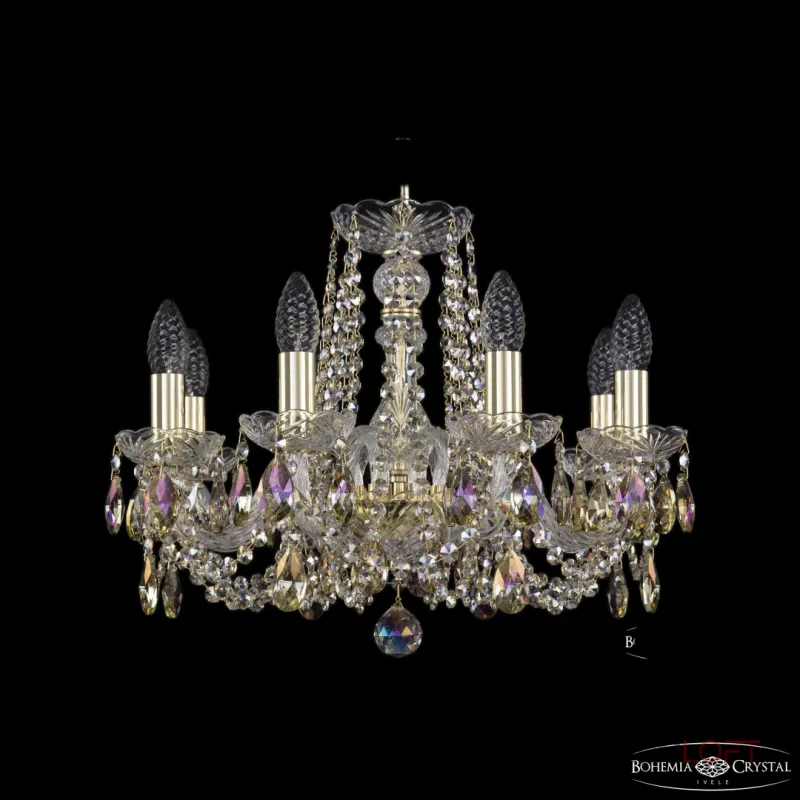 Подвесная люстра Bohemia Ivele Crystal 1402 1402/8/160 G R801 Подвесная люстра Bohemia Ivele Crystal 1402 1402/8/160 G R801