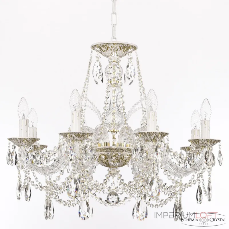 Подвесная люстра Bohemia Ivele Crystal AL1611 AL16311/8/240 WMG Подвесная люстра Bohemia Ivele Crystal AL1611 AL16311/8/240 WMG