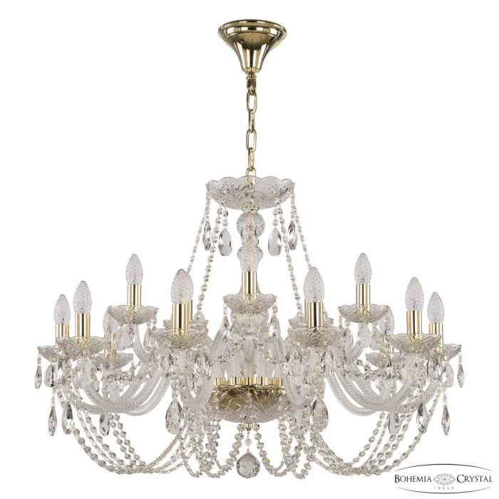 Люстра Bohemia Ivele Crystal 101 101/10+5/300 G от ImperiumLoft
